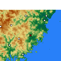 Nearby Forecast Locations - Fuding - 