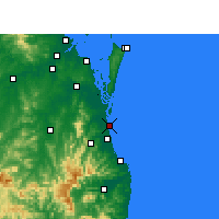 Nearby Forecast Locations - Gold Coast Seaway - 