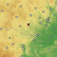 Nearby Forecast Locations - Moravské Budějovice - 