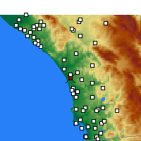 Nearby Forecast Locations - Carlsbad - 