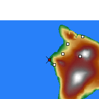 Nearby Forecast Locations - Kailua-Kona - 