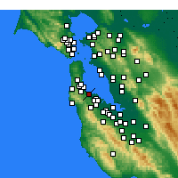 Nearby Forecast Locations - Burlingame - 
